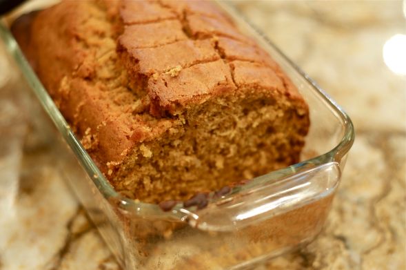 Sweet Potato Bread: Serve warm with butter and a sprinkle of brown sugar.